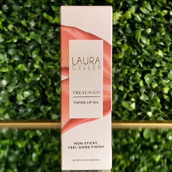 Laura Geller FINISH LINE Treat-n-Go Tinted Lip Oil | NEW | Neutral Pink Treat&Go - Picture 6 of 12
